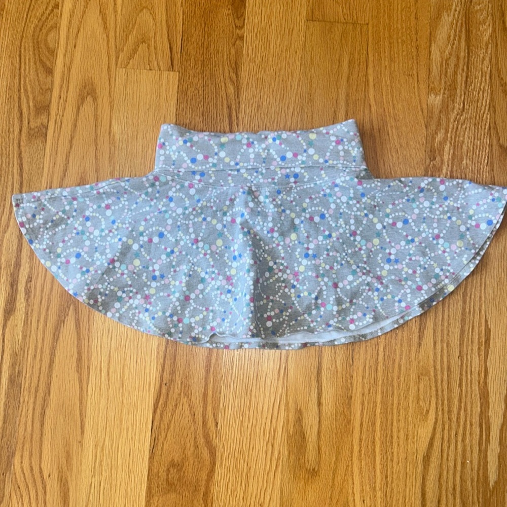 Lands End polka dot/star skirt, size kids 4